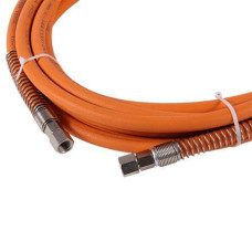 Шланг с фитингами прямой резиновый, оранжевый Walcom RUBBERFLEX THT/SR