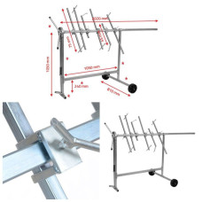 Стойка для покраски деталей на 6 крючков