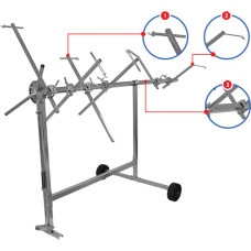 Стойка для покраски деталей на 6 крючков