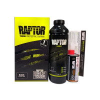 Защитное покрытие (краска) повышенной прочности U-POL Raptor черный 1 литр