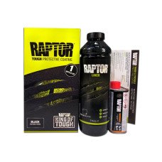 Защитное покрытие (краска) повышенной прочности U-POL Raptor черный 1 литр Защитное покрытие (краска) повышенной прочности U-POL Raptor черный 1 литр