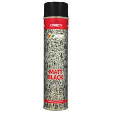 Краска акриловая универсальная Motip Special Edition, аэрозоль 600 мл, черная матовая
