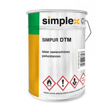 Фарба поліуретанова для металу (DTM)  Simplex, RAL 7024 GRAPHITGRAU, Graphite grey