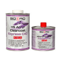 Лак акриловый быстросохнущий Sotro Acryl Clearcoat Express C40 HS 2+1