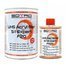 Ґрунт-наповнювач акриловий Sotro Acryl ﬁller 5:1 Expert F20 UHS