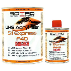 Грунт акриловый быстросохнущий Sotro Acryl filler 5:1 Express F40 UHS Грунт акриловый быстросохнущий Sotro Acryl filler 5:1 Express F40 UHS