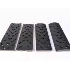 Шлифовальный блок 70x198 мм комплект 4 в 1 с набором подошв на магните