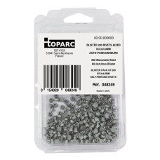 Заклепки сталеві Ø3.3x4.0 мм, блістер 200 шт., GYS 048249