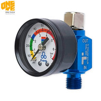 Манометр ONE TECH NT05-RP-002-G с регулятором воздуха
