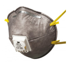 Респиратор 3M 9914 FFP1 с клапаном выдоха и угольной прослойкой Респиратор 3M 9914 FFP1 с клапаном выдоха и угольной прослойкой