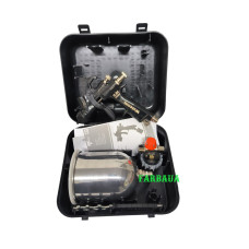 Краскопульт Walcom Slim Kombat HTE Nero Edition (HALO) с алюминиевым бачком Краскопульт Walcom Slim Kombat HTE Nero Edition (HALO) с алюминиевым бачком