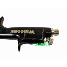 Краскопульт Walcom Slim Kombat HTE Nero Edition (HALO) с алюминиевым бачком Краскопульт Walcom Slim Kombat HTE Nero Edition (HALO) с алюминиевым бачком