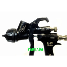 Краскопульт Walcom Slim Kombat HTE Nero Edition (HALO) с алюминиевым бачком Краскопульт Walcom Slim Kombat HTE Nero Edition (HALO) с алюминиевым бачком