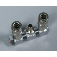 Тройник пневматический на 2 поста для пылесосов One Tech NT09VS-PT Тройник пневматический на 2 поста для пылесосов One Tech NT09VS-PT