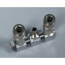 Тройник пневматический на 2 поста для пылесосов One Tech NT09VS-PT