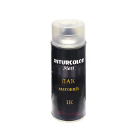 Лак матовий в аерозолі Asturcolor Matt 1K, 400 мл