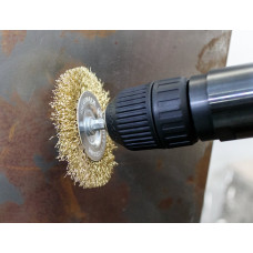 Дисковая проволочная щетка на дрель NTools Wire Brush