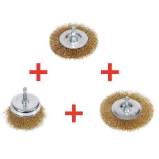 Дисковая проволочная щетка на дрель NTools Wire Brush