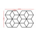 Модульний LED світильник CDL Double Heart Shape Ceiling Light
