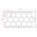 Модульний LED світильник CDL Hexagon Hexgrid Detailing Light