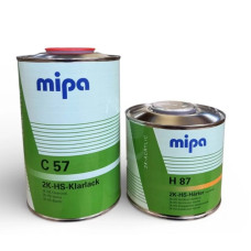 Лак акриловий MIPA C57 HS комплект 1 л + 0,5 л