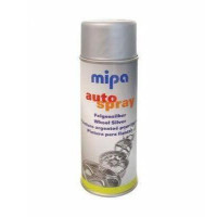 Емаль аерозольна срібляста для автомобільних дисків Mipa Spray Felgensilber, 400 мл