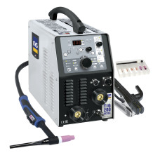 Апарат аргонодугового зварювання GYS TIG 200 AC/DC з аксесуарами SR 26DB та рідинним охолодженням пальника Апарат аргонодугового зварювання GYS TIG 200 AC/DC з аксесуарами SR 26DB та рідинним охолодженням пальника