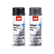 Структурна аерозольна фарба для бампера APP Bumper Paint 2 in 1 Spray Структурна аерозольна фарба для бампера APP Bumper Paint 2 in 1 Spray