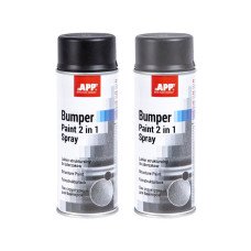 Структурна аерозольна фарба для бампера APP Bumper Paint 2 in 1 Spray
