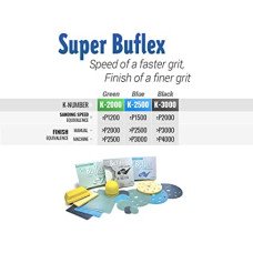 Круг микроабразивный полировальный Kovax Buflex, 152 мм, 15 отверстий Круг микроабразивный полировальный Kovax Buflex, 152 мм, 15 отверстий