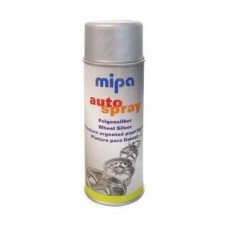 Краска для колесных дисков в аэрозоле серебристая Mipa Spray Felgensilber, 400 мл