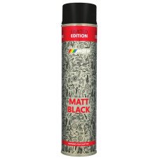 Краска акриловая универсальная Motip Special Edition, аэрозоль 600 мл, черная матовая