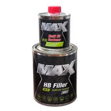 Двокомпонентний акриловий наповнювальний ґрунт  Profix 2K HS MAX HB Filler 4:1 1л+0,25л, сірий