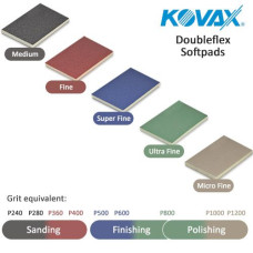 Губка шліфувальна, двостороння Kovax Doubleflex Softpads 123*98*13 мм