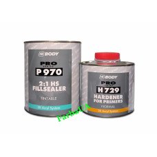 Ґрунт наповнювач адгезійний акриловий 2K HB BODY P970 Fillsealer