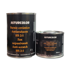 Лак акриловий підвищеної міцності Asturcolor Antiscratch HS 2:1