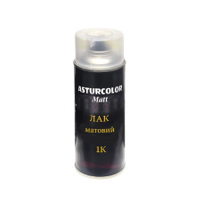 Лак матовый в аэрозоле Asturcolor Matt 1K, 400 мл