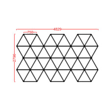 Модульный LED светиль­ник CDL Polygonal Light 