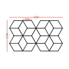 Модульный LED светиль­ник CDL Double Heart Shape Ceiling Light