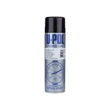 Фарба чорна матова U-POL POWER CAN в аерозолі