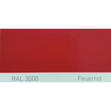 Полиуретановая краска повышенной прочности Simplex, RAL 3000 FEUERROT, Flame red