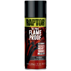 Професійна термостійка фарба до 1000°C U-POL 1K RAPTOR Flameproof в аерозолі