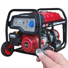 Генератор бензиновый SENCI SC17000R на 9 кВт, электростартер, пульт д/у