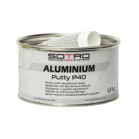 Шпаклівка з алюмінієвою пудрою Sotro Aluminium putty P40