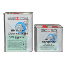 Лак акриловий Sotro Acryl Clearcoat Superior C30 UHS 2+1
