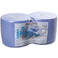 Полотенце техническое гофрированное Sotro Blue Tech,192 метра