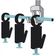 Алюмінієвий затискач 2 GYS (050945) для Alu Puller Алюмінієвий затискач 2 GYS (050945) для Alu Puller