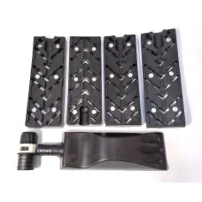 Шлифовальный блок 70x198 мм комплект 4 в 1 с набором подошв на магните Шлифовальный блок 70x198 мм комплект 4 в 1 с набором подошв на магните