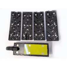 Шлифовальный блок 70x198 мм комплект 4 в 1 с набором подошв на магните Шлифовальный блок 70x198 мм комплект 4 в 1 с набором подошв на магните