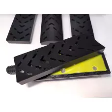 Шліфувальний блок 70x198 мм комплект 4 в 1 із набором підошв на магніті